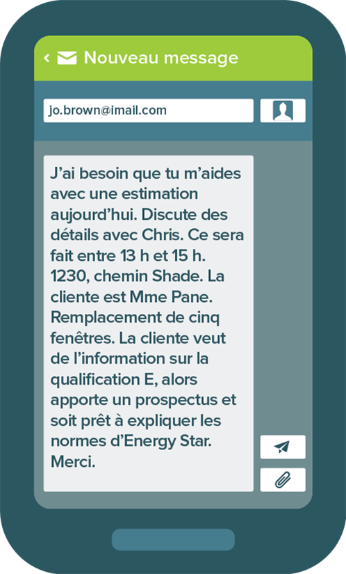 Quelles deux tâches a-t-on demandé à Jo de terminer aujourd’hui?